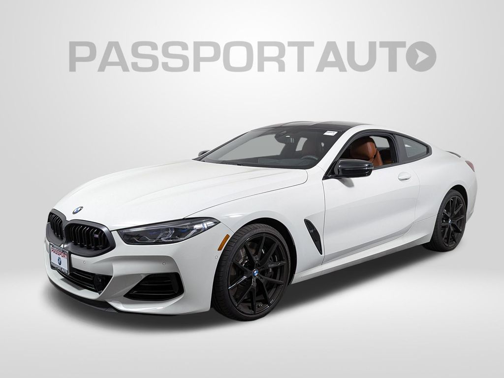 Alpine White 2026 BMW 8 Series Coupe All-Wheel Drive 8-Speed Automatic