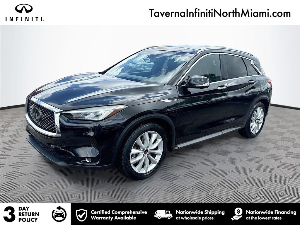 Eclipse Black 2019 INFINITI QX50 Essential FWD SUV / Crossover Front-Wheel Drive Continuously Variable Transmission
