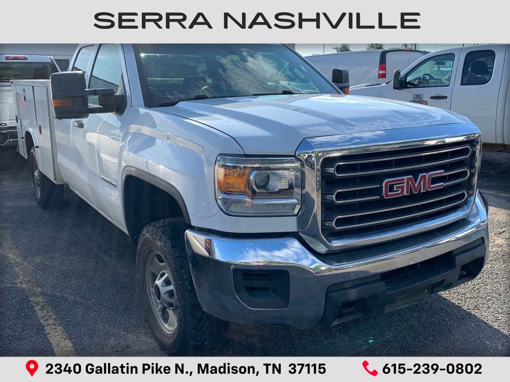 Summit White 2019 GMC Sierra 2500HD Pickup Truck Four-Wheel Drive 6-Speed Automatic Overdrive