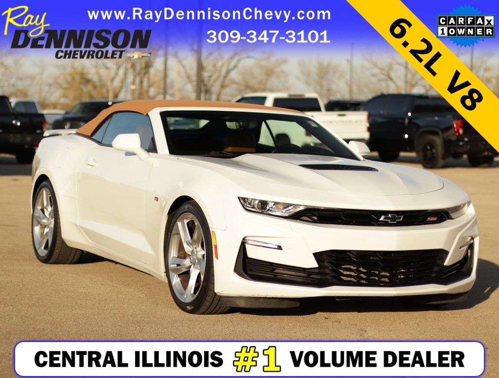 Summit White 2020 Chevrolet Camaro 2SS Convertible RWD Convertible Rear-Wheel Drive Automatic