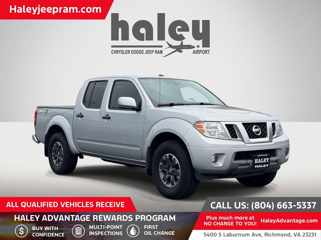 Brilliant Silver Metallic 2019 Nissan Frontier Pickup Truck Four-Wheel Drive 5-Speed Automatic Overdrive