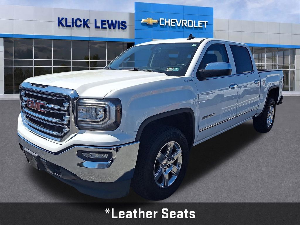 2018 GMC Sierra 1500 SLT White at Grove City Ford
