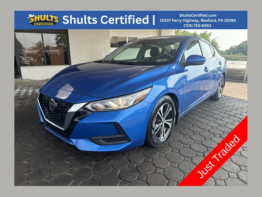 Electric Blue Metallic 2020 Nissan Sentra Sedan Front-Wheel Drive Continuously Variable Transmission