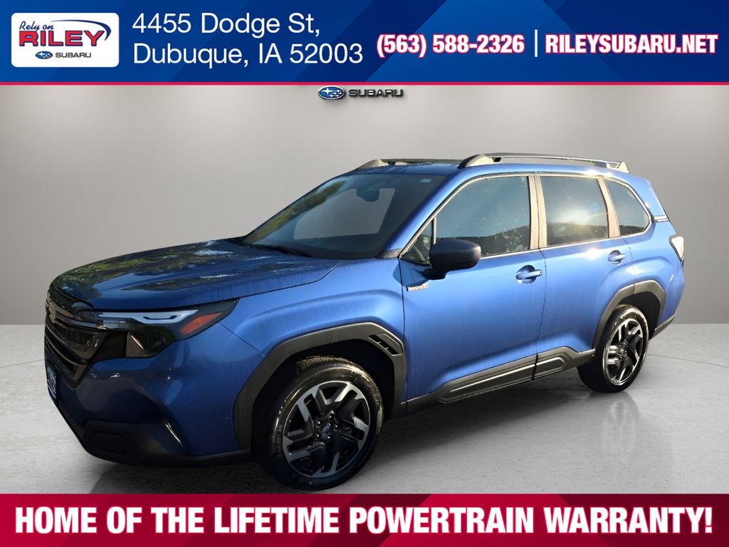 Daybreak Blue Pearl 2026 Subaru Forester Hybrid SUV / Crossover All-Wheel Drive Continuously Variable Transmission