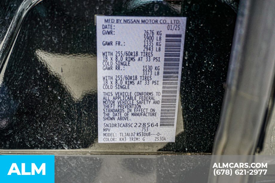 Used 2025 Black Nissan SL image 58