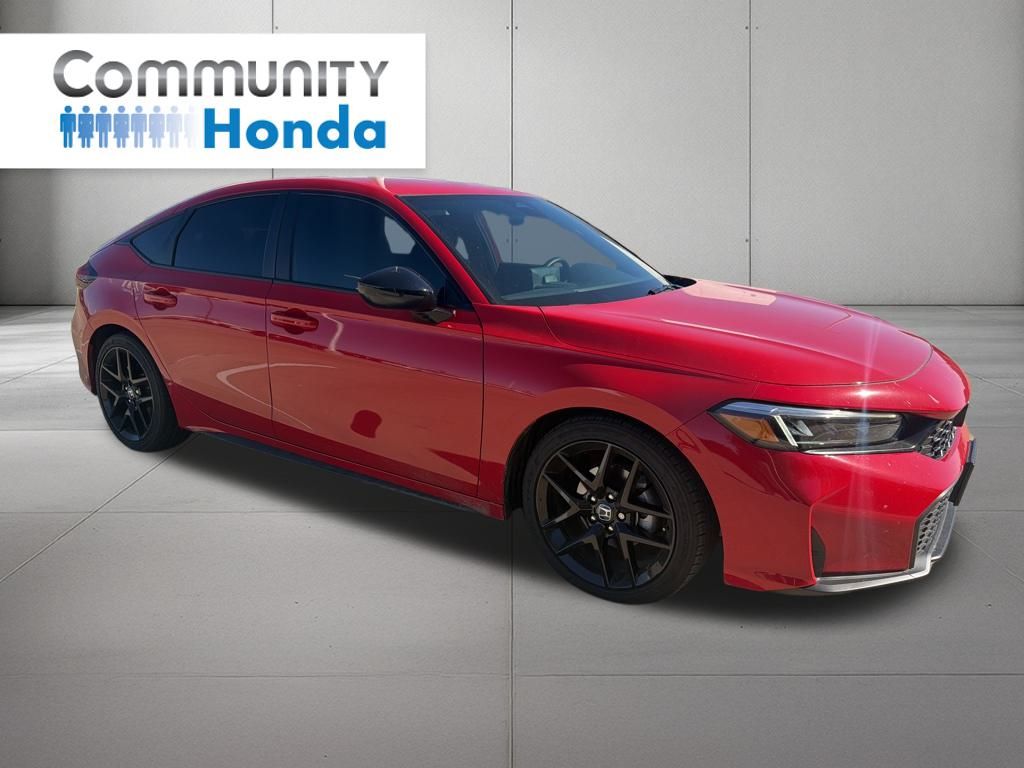 2025 Honda Civic Sport Red at Community Honda
