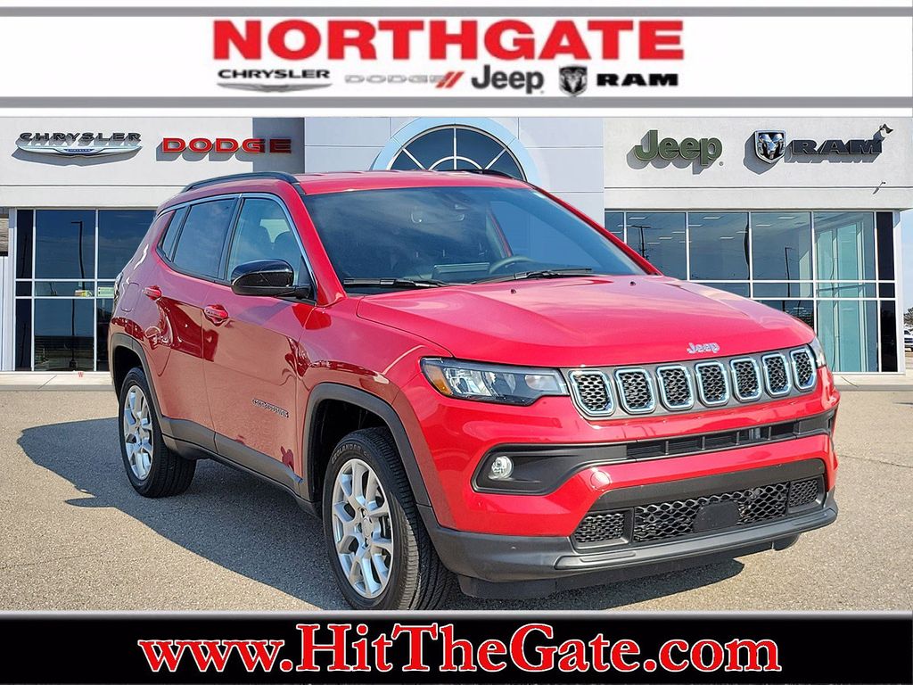 Redline Pearlcoat 2023 Jeep Compass SUV / Crossover Four-Wheel Drive 8-Speed Automatic