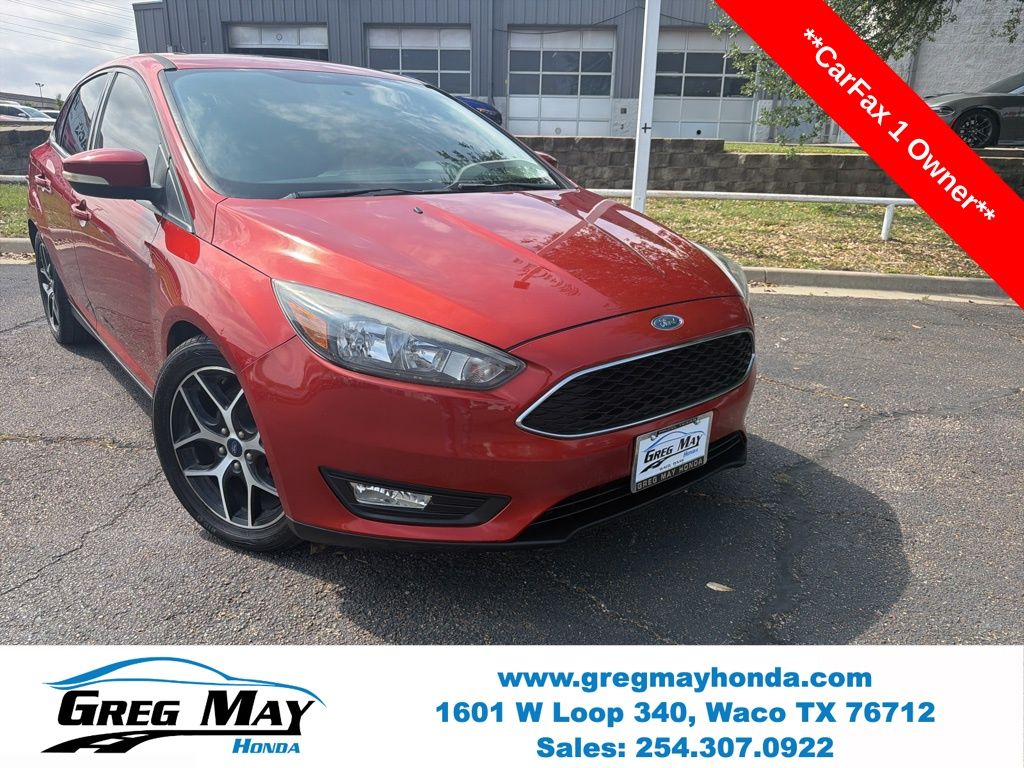 Chili Pepper Red 2018 Ford Focus SEL Sedan Front-Wheel Drive 6-Speed Automatic