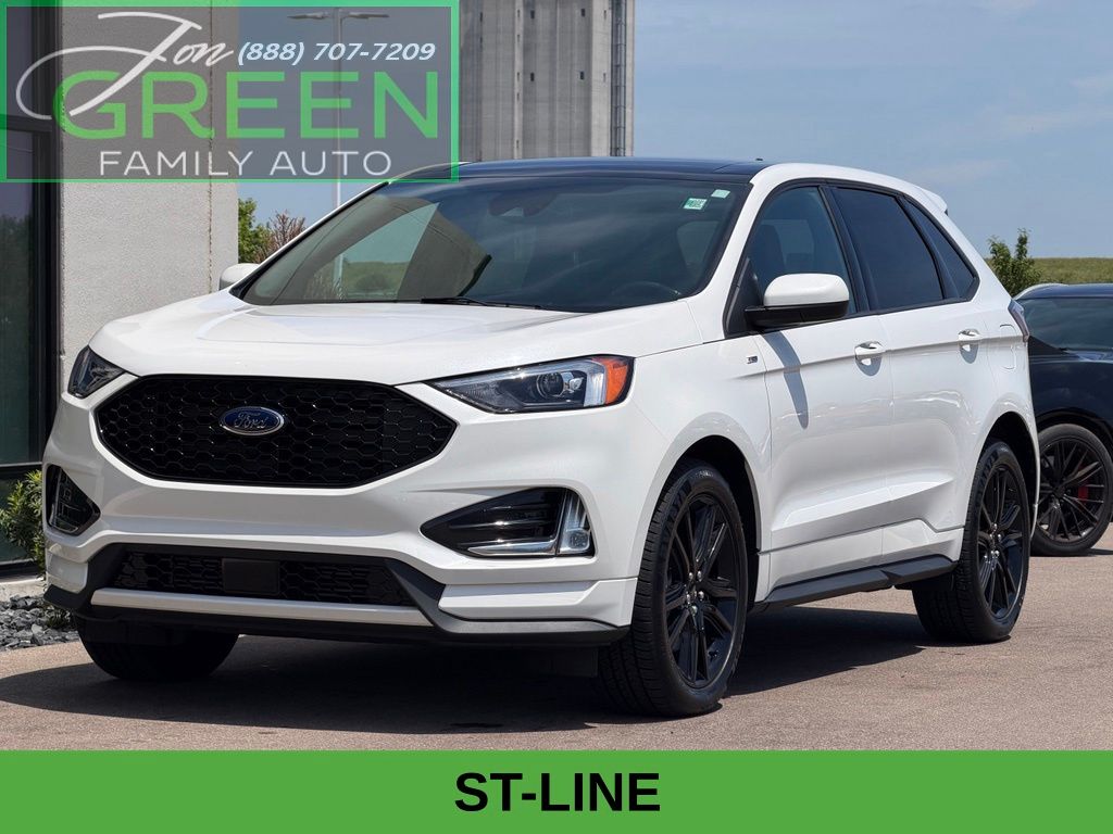White Metallic 2024 Ford Edge SUV / Crossover All-Wheel Drive 8-Speed Automatic