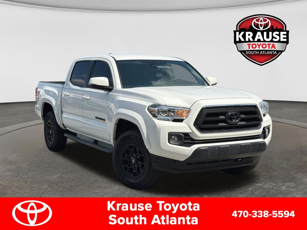 White 2022 Toyota Tacoma Pickup Truck 4X2 6-Speed Automatic