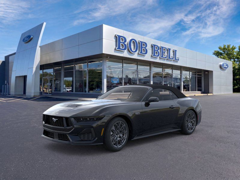 Shadow Black 2026 Ford Mustang GT Premium Convertible RWD Convertible Rear-Wheel Drive Automatic