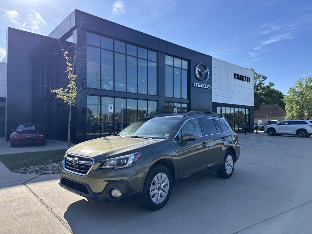 Wilderness Green Metallic 2019 Subaru Outback 2.5i Premium AWD Wagon All-Wheel Drive Continuously Variable Transmission