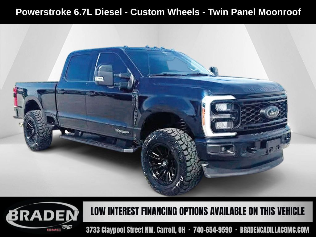 Antimatter Blue Metallic 2025 Ford F-250 Super Duty Pickup Truck Four-Wheel Drive Automatic