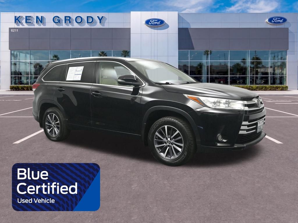 Midnight Black Metallic 2018 Toyota Highlander SUV / Crossover All-Wheel Drive 8-Speed Automatic
