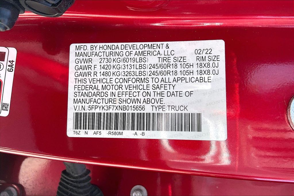 Used 2022 Honda Ridgeline Truck