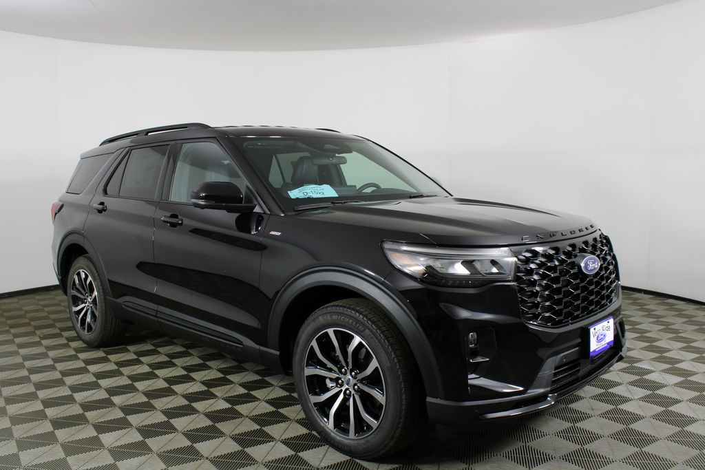Agate Black Metallic 2026 Ford Explorer SUV / Crossover All-Wheel Drive Automatic