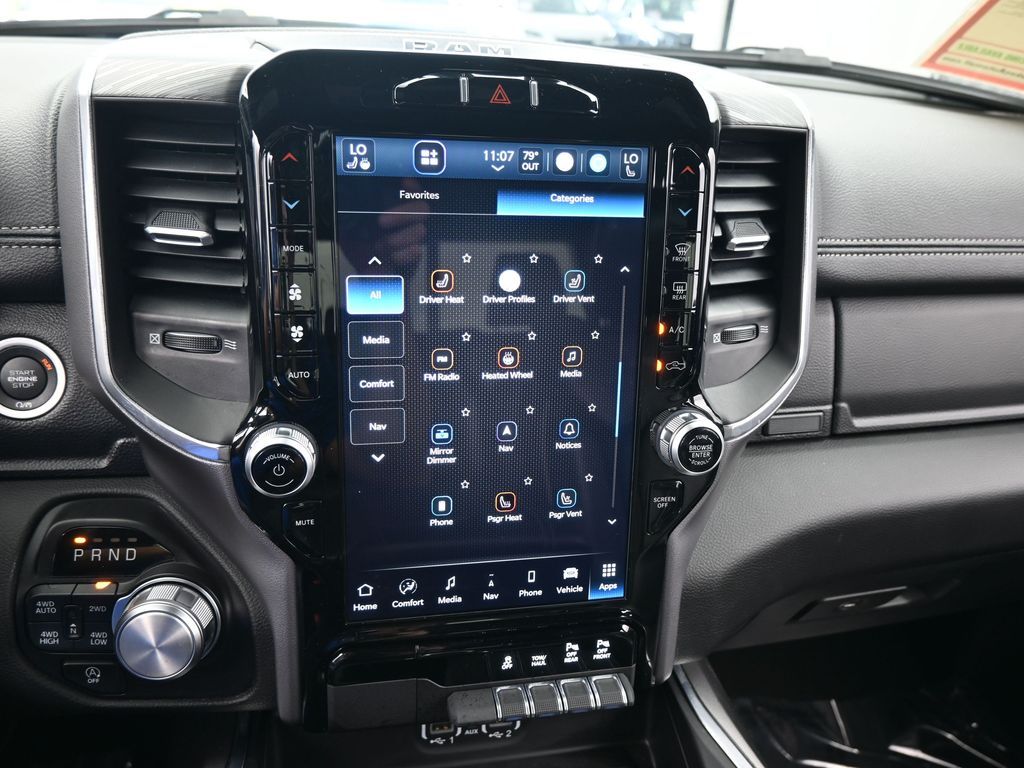 Used 2023 Diamond Black Crystal Pearlcoat Ram Laramie image 23