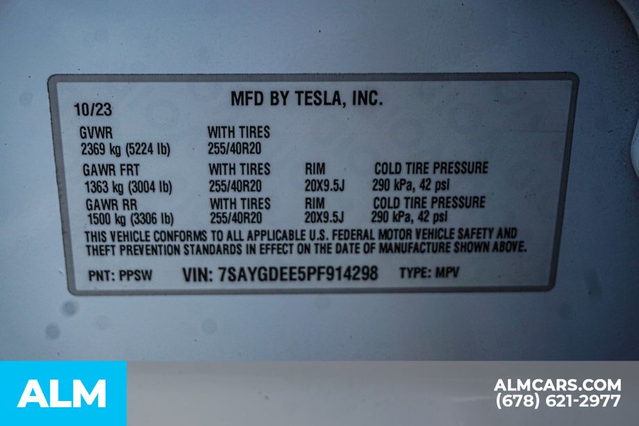 Used 2023 White Tesla Long Range image 60