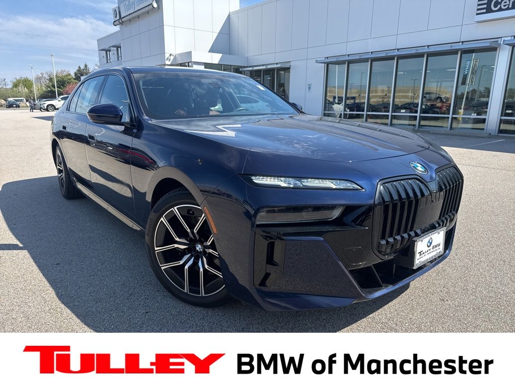 Tanzanite Blue II Metallic 2023 BMW 7 Series Sedan All-Wheel Drive 8-Speed Automatic