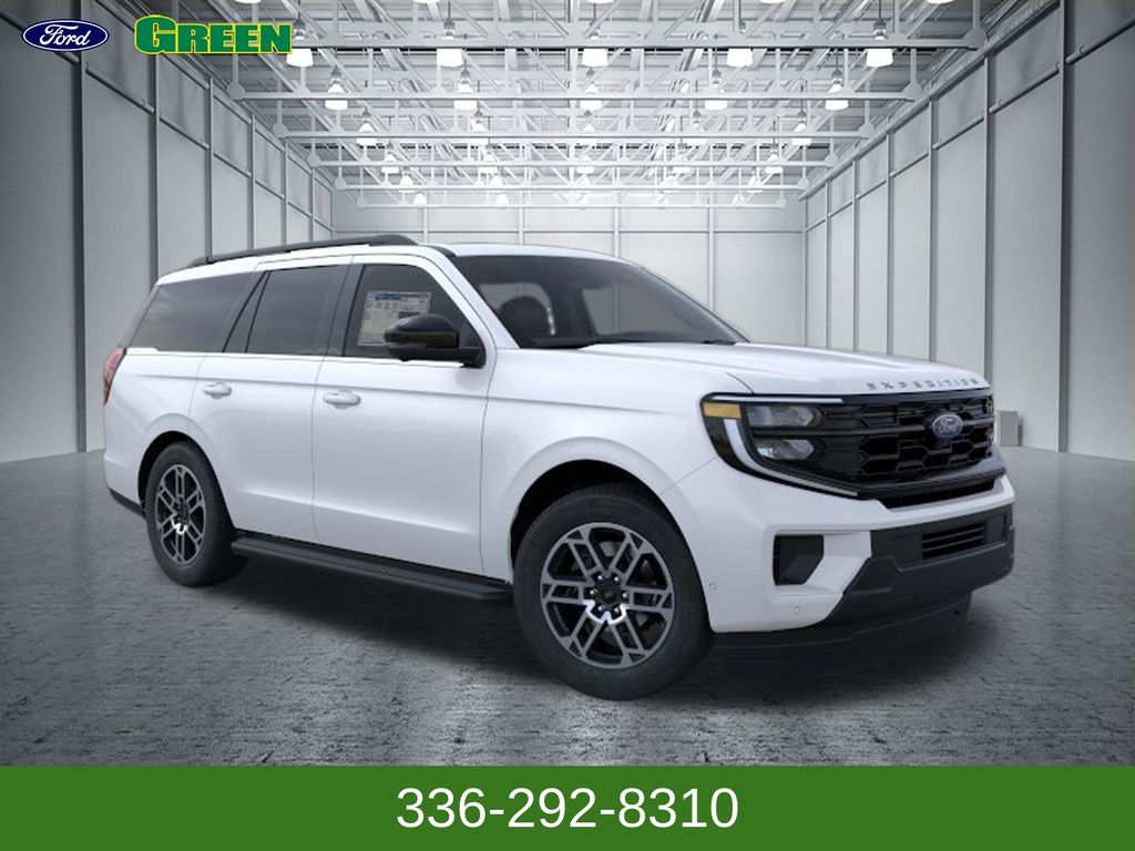White Metallic 2025 Ford Expedition SUV / Crossover Four-Wheel Drive Automatic