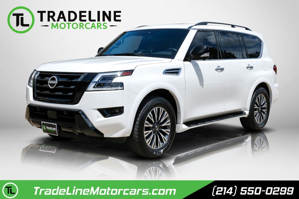 Aspen White Tricoat 2023 Nissan Armada SUV / Crossover 4X2 7-Speed Automatic