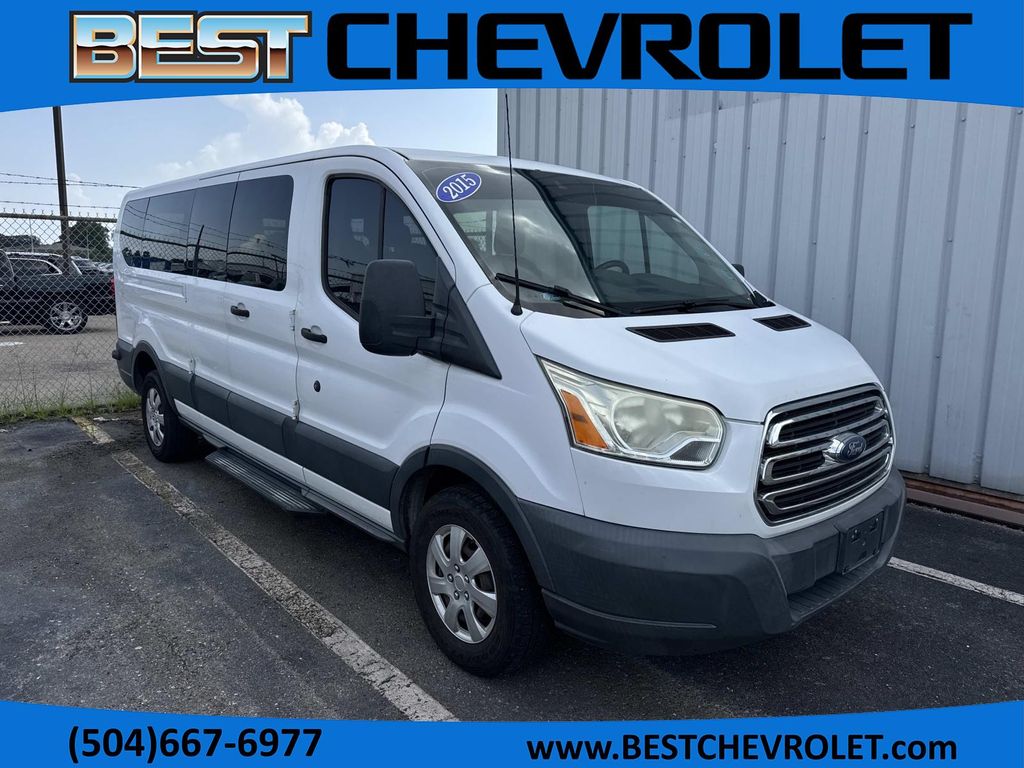  2015 Ford Transit Passenger 350 XLT Low Roof LWB RWD with 60/40 Passenger-Side Doors   