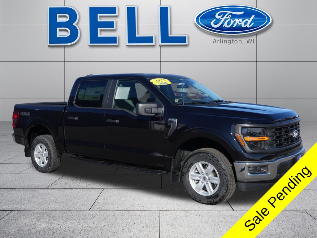 Agate Black Metallic 2025 Ford F-150 Pickup Truck Four-Wheel Drive Automatic
