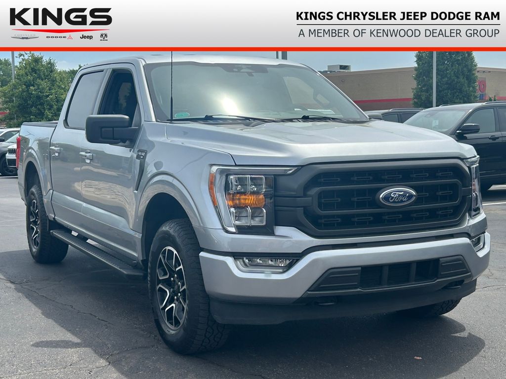 Iconic Silver Metallic 2023 Ford F-150 Pickup Truck Four-Wheel Drive Automatic