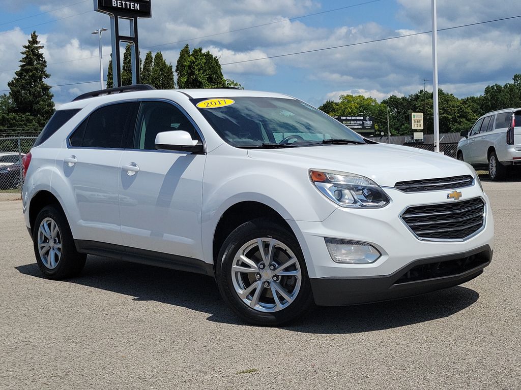 Summit White 2017 Chevrolet Equinox SUV / Crossover All-Wheel Drive 6-Speed Automatic Overdrive