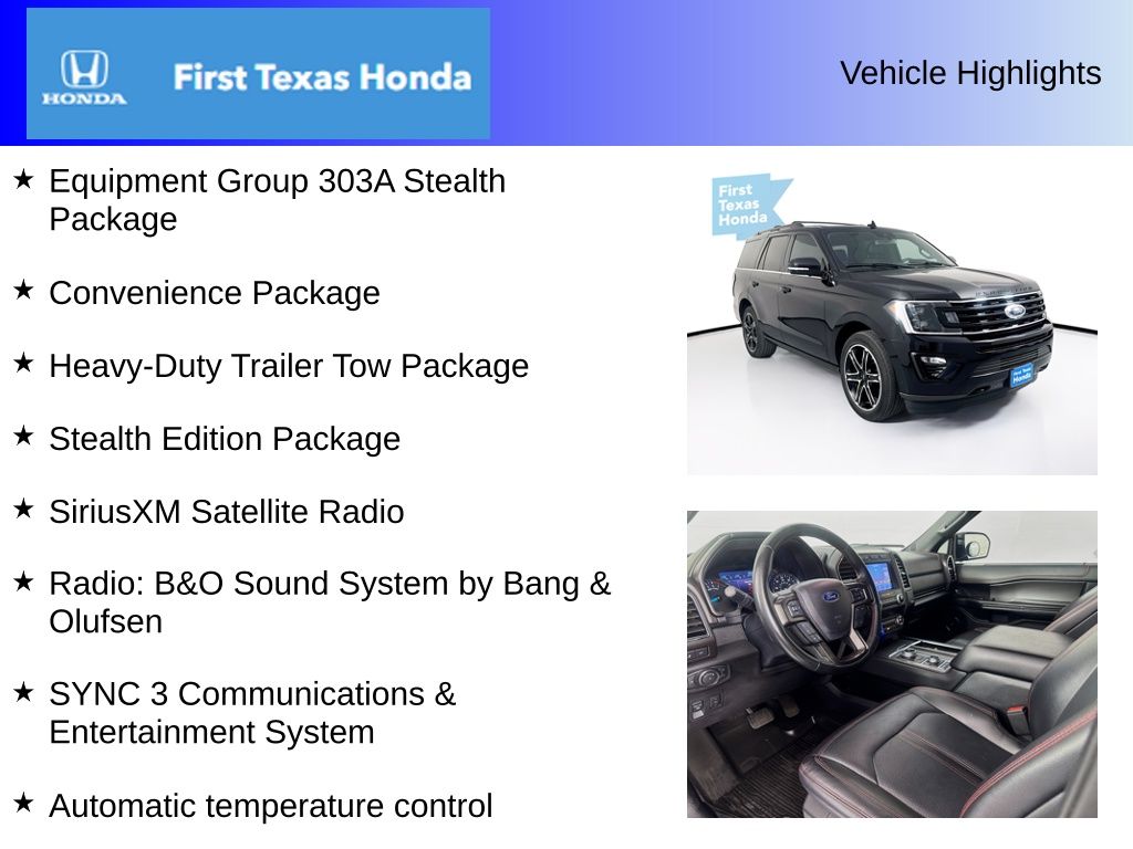 Used Car 2021 Ford Expedition  Limited For Sale Under $50,000 In Austin, Texas