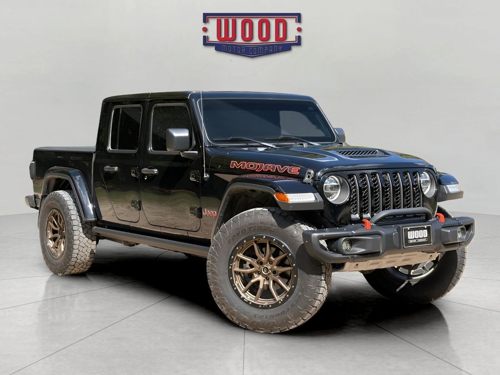 Black Clearcoat 2021 Jeep Gladiator Pickup Truck Four-Wheel Drive 8-Speed Automatic