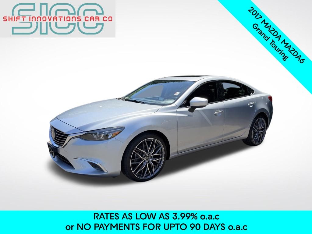 Sonic Silver Metallic 2017 Mazda MAZDA6 Grand Touring Sedan FWD Sedan Front-Wheel Drive 6-Speed Automatic