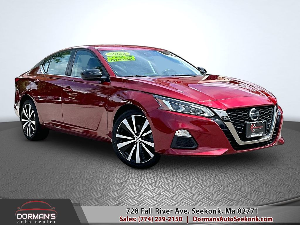 Red (Scarlet Ember Tintcoat) 2022 Nissan Altima Sedan All-Wheel Drive Continuously Variable Transmission