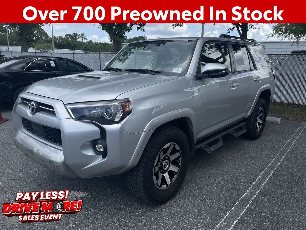 Classic Silver Metallic 2021 Toyota 4Runner SUV / Crossover Four-Wheel Drive 5-Speed Automatic Overdrive