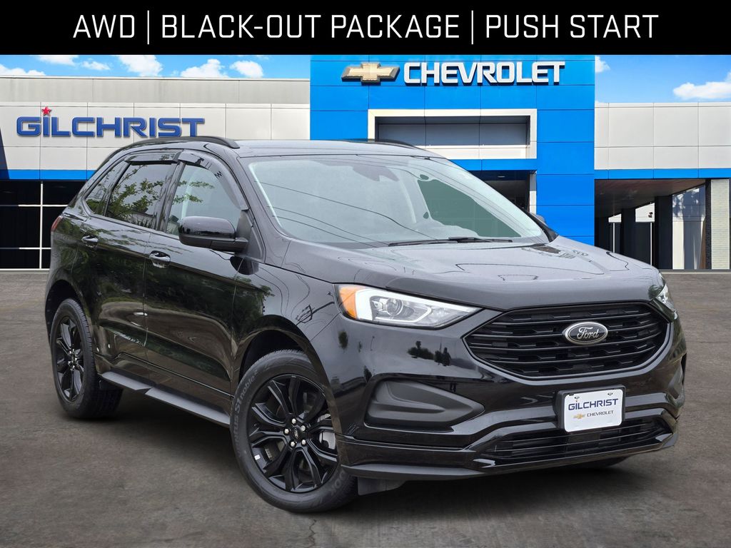 Black Metallic 2024 Ford Edge SUV / Crossover All-Wheel Drive 8-Speed Automatic