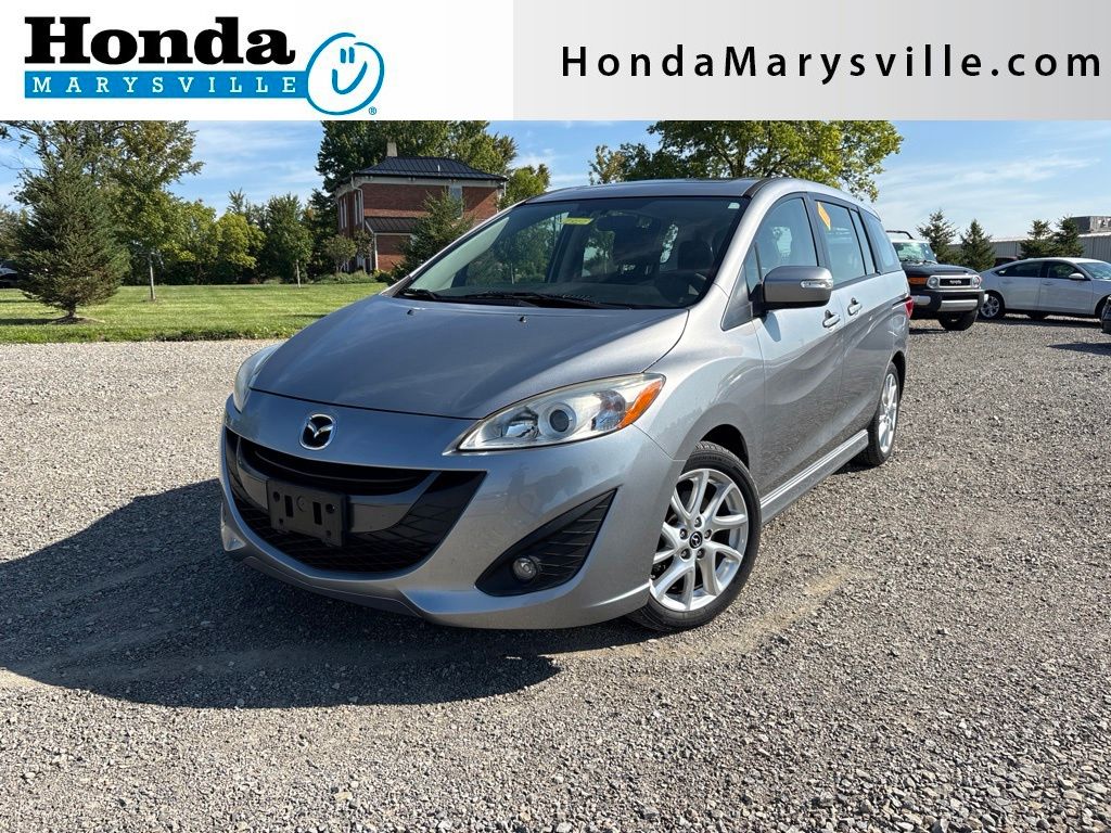 Liquid Silver Metallic 2015 Mazda MAZDA5 Minivan Front-Wheel Drive 5-Speed Automatic Overdrive
