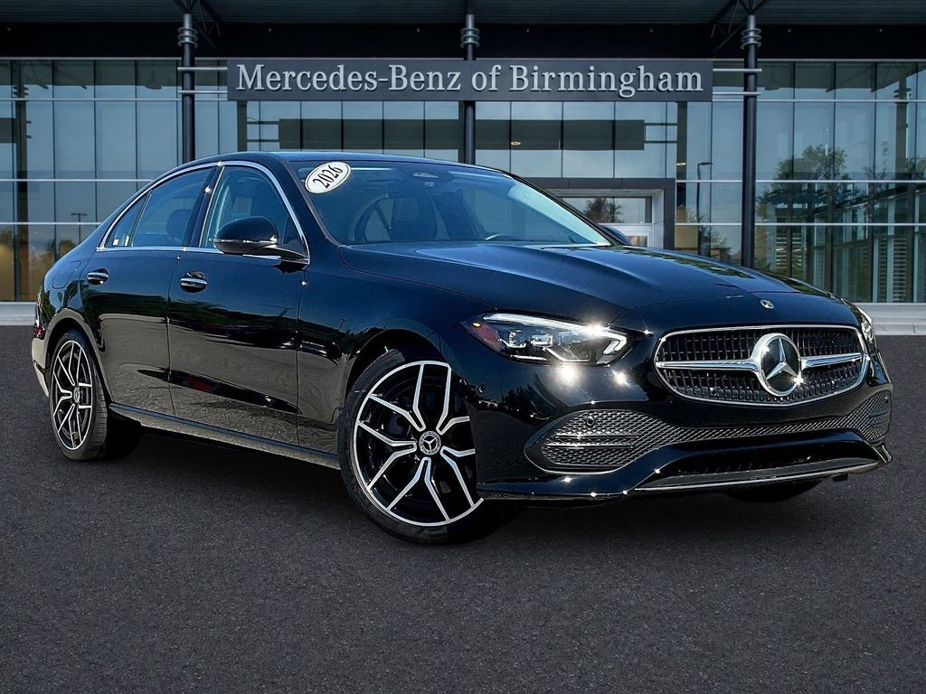 Black 2026 Mercedes-Benz C-Class Sedan Rear-Wheel Drive 9-Speed Automatic