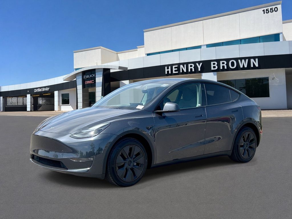 Black 2025 Tesla Model Y SUV / Crossover All-Wheel Drive 1-Speed Automatic