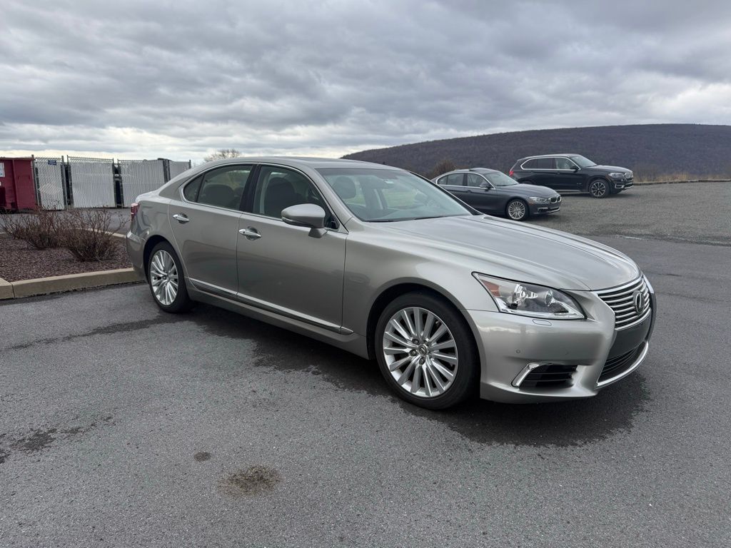 Silver 2017 Lexus LS 460 AWD Sedan All-Wheel Drive 8-Speed Automatic