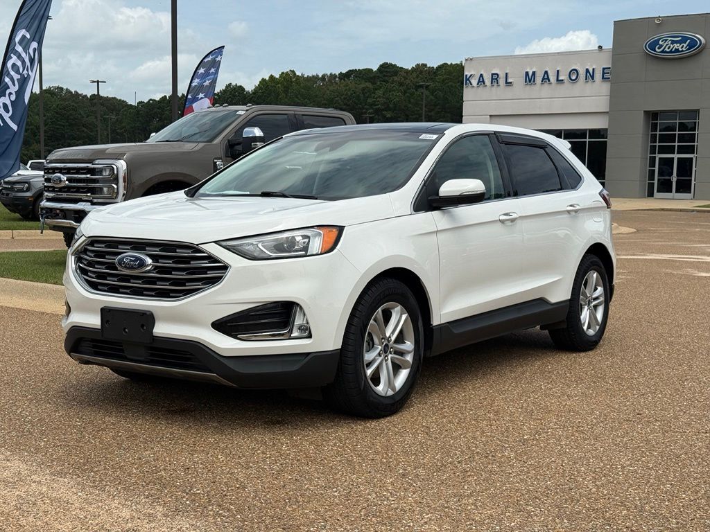 White Metallic 2020 Ford Edge SUV / Crossover Front-Wheel Drive 8-Speed Automatic