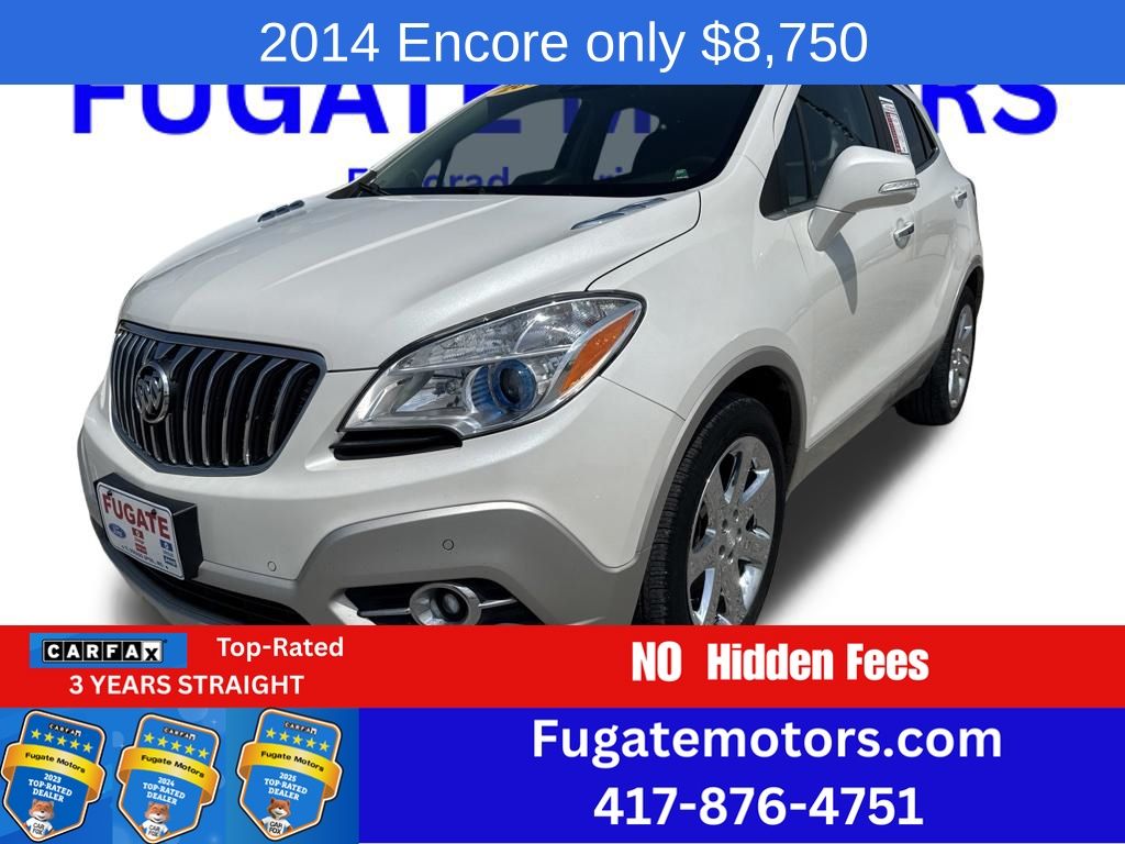 White Pearl Metallic 2014 Buick Encore SUV / Crossover Front-Wheel Drive 6-Speed Automatic