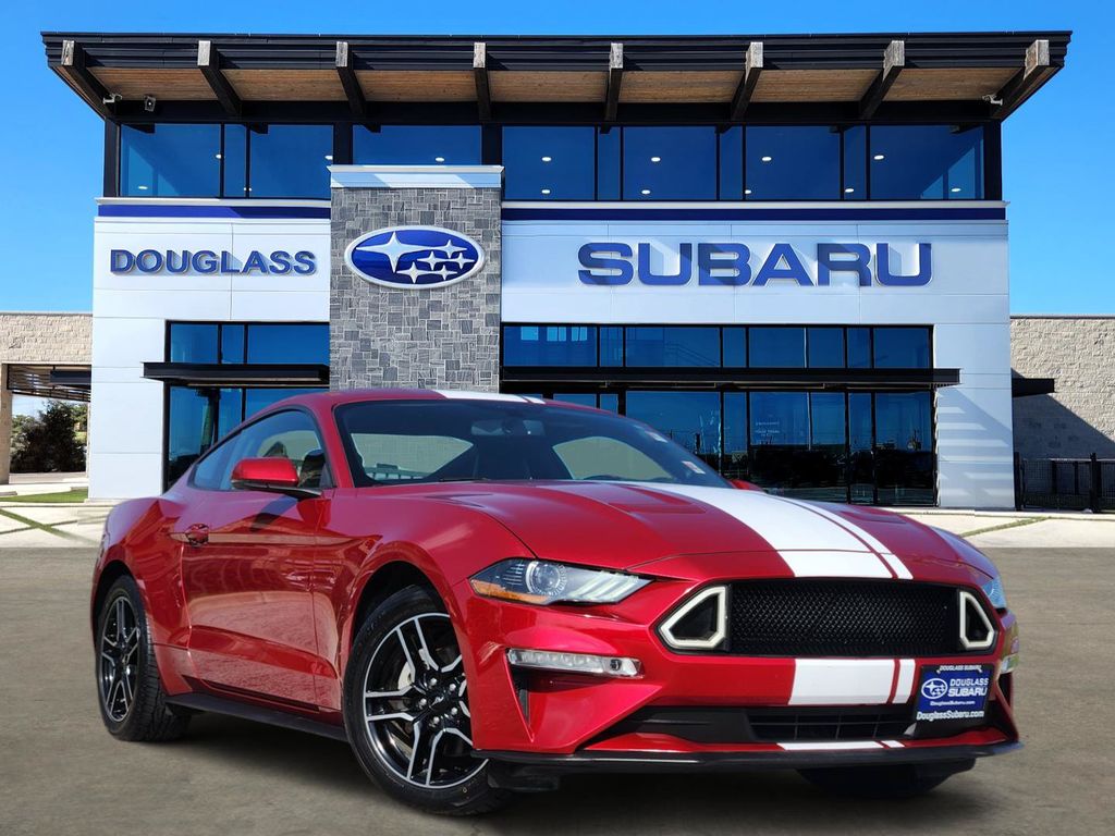 Red Metallic 2020 Ford Mustang Coupe Rear-Wheel Drive 6-Speed Manual