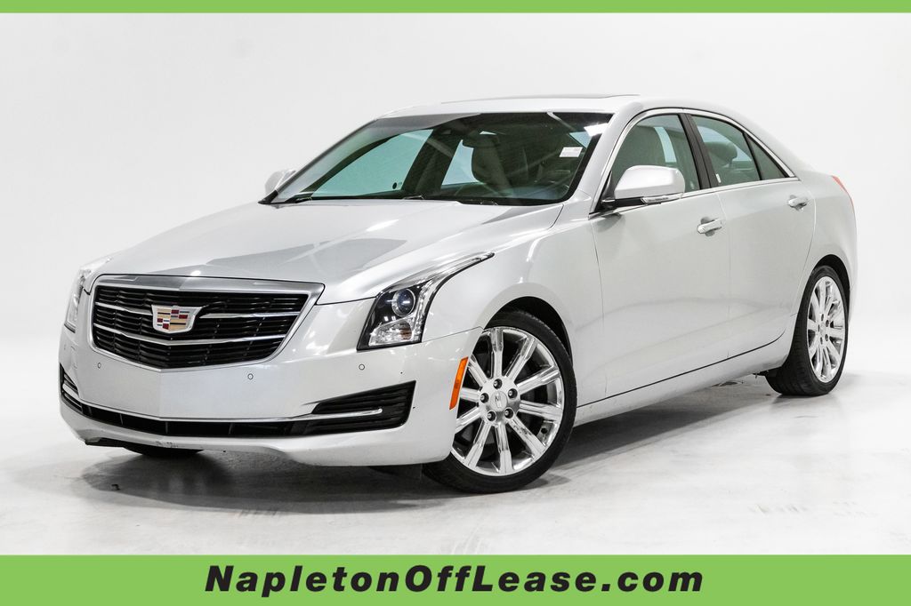 Radiant Silver Metallic 2016 Cadillac ATS 2.0T Luxury RWD Sedan Rear-Wheel Drive 8-Speed Automatic