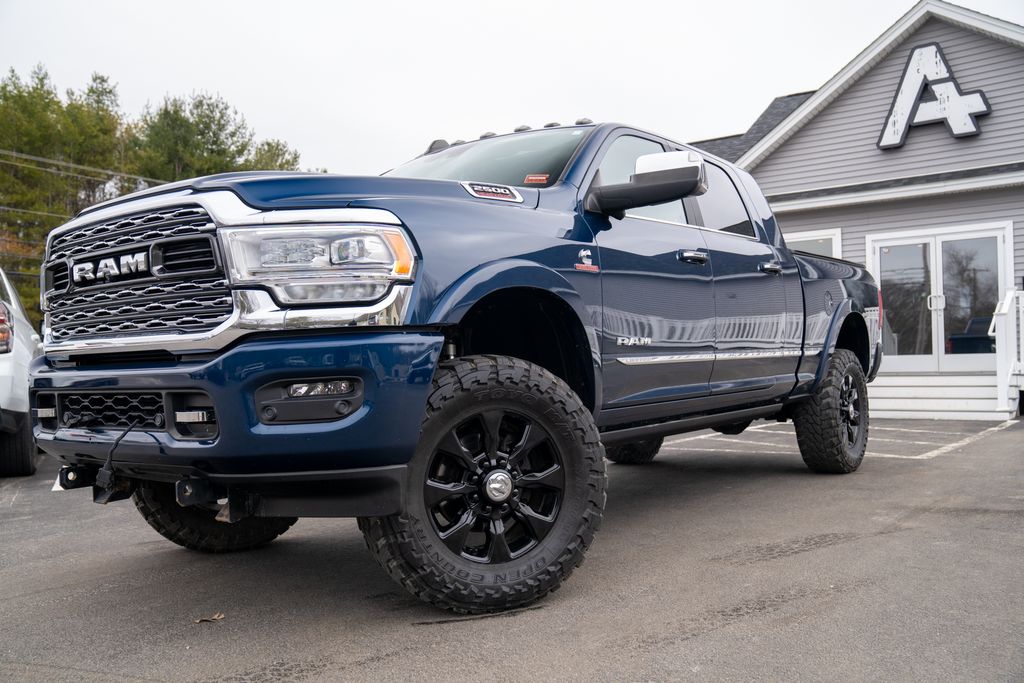 Patriot Blue Pearlcoat 2022 RAM 2500 Limited Mega Cab 4WD Pickup Truck Four-Wheel Drive 6-Speed Automatic