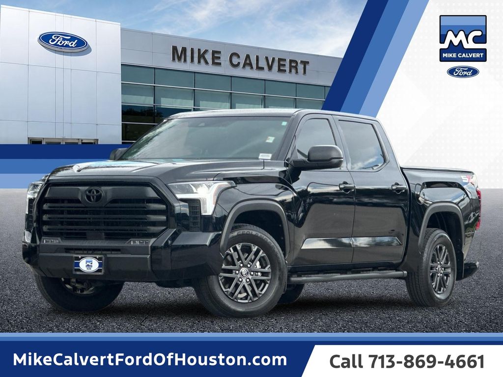 Midnight Black Metallic 2025 Toyota Tundra Pickup Truck 4X2 Automatic
