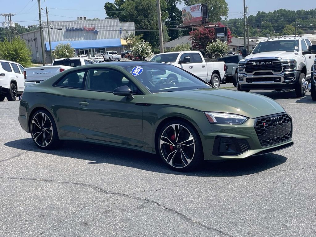 District Green Metallic 2023 Audi S5 Coupe All-Wheel Drive 8-Speed Automatic