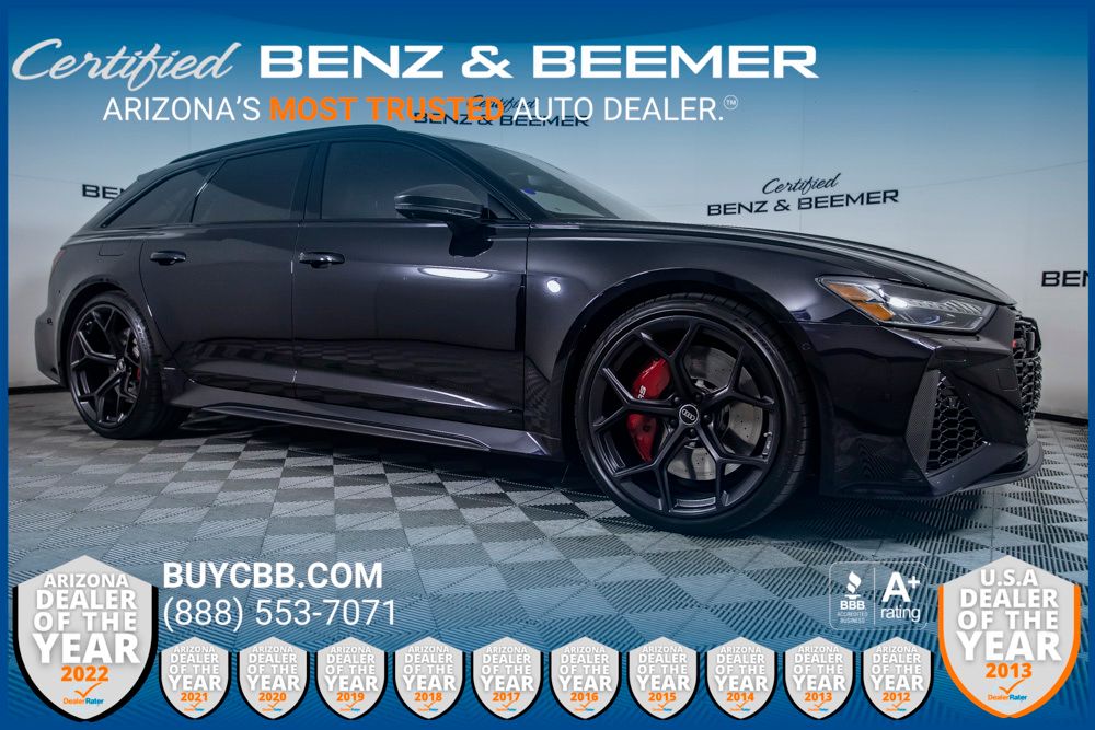 Black 2025 Audi RS 6 Avant 4.0T quattro Performance Wagon All-Wheel Drive 8-Speed Automatic