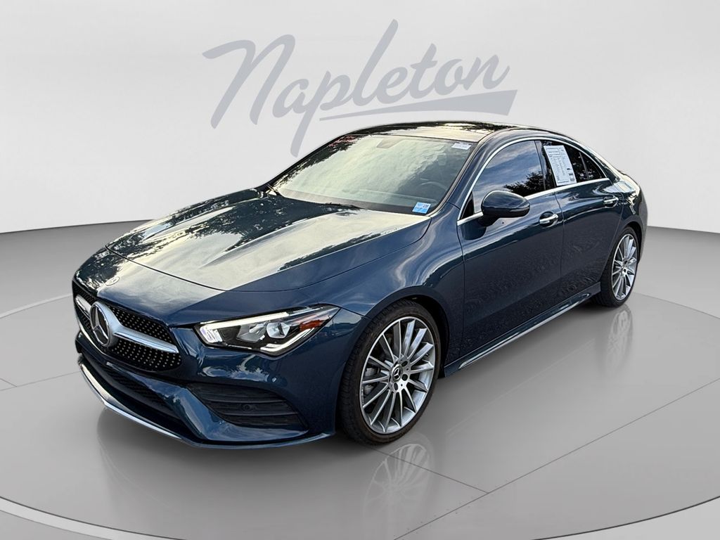 Blue 2023 Mercedes-Benz CLA Coupe Front-Wheel Drive 7-Speed Automatic