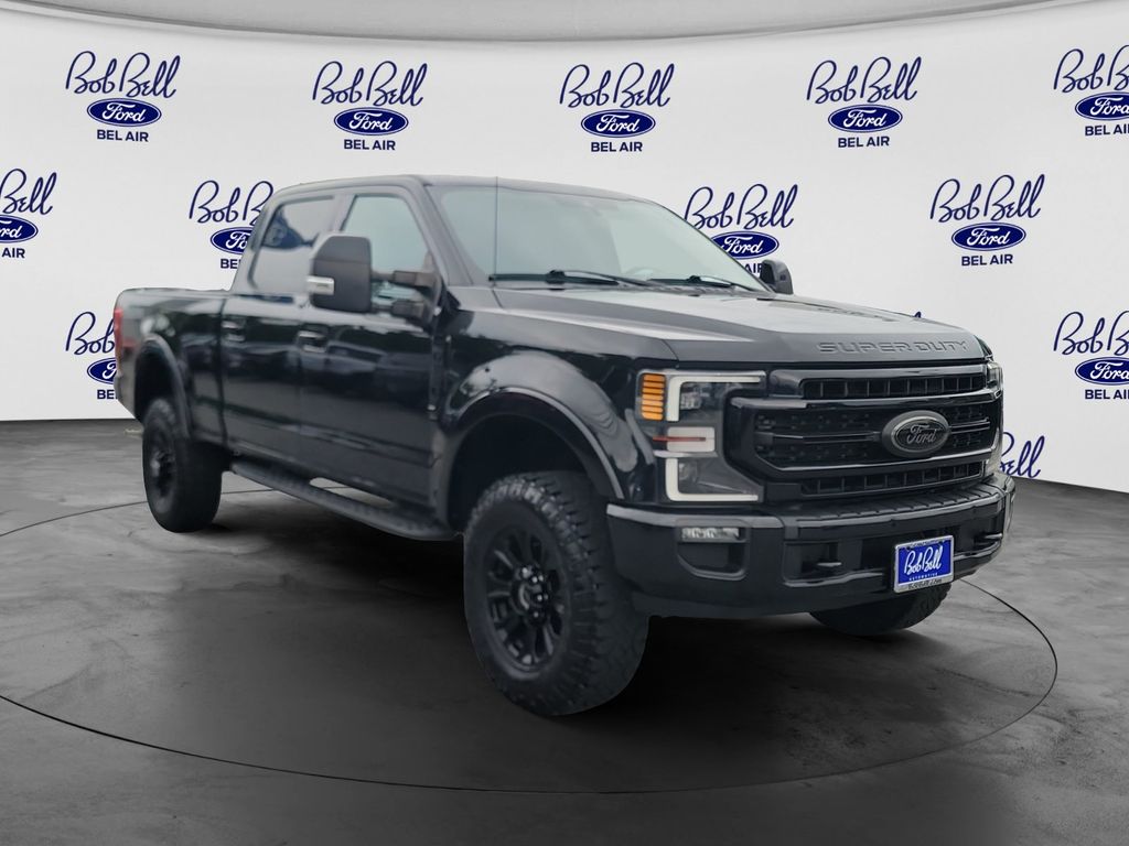 Black Metallic 2021 Ford F-250 Super Duty Pickup Truck Four-Wheel Drive Automatic