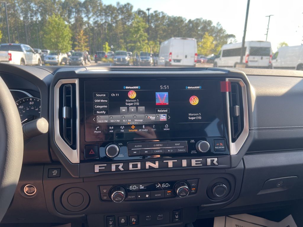 2025 Cardinal Red Metallic Tricoat Nissan Frontier SL RWD Truck
